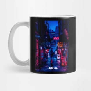 Tokyo Street Neon Synthwave Mug